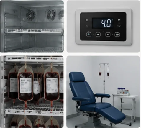 Refrigerador de banco de sangre