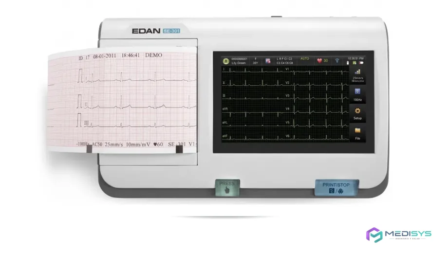 Electrocardiógrafo EDAN SE-301