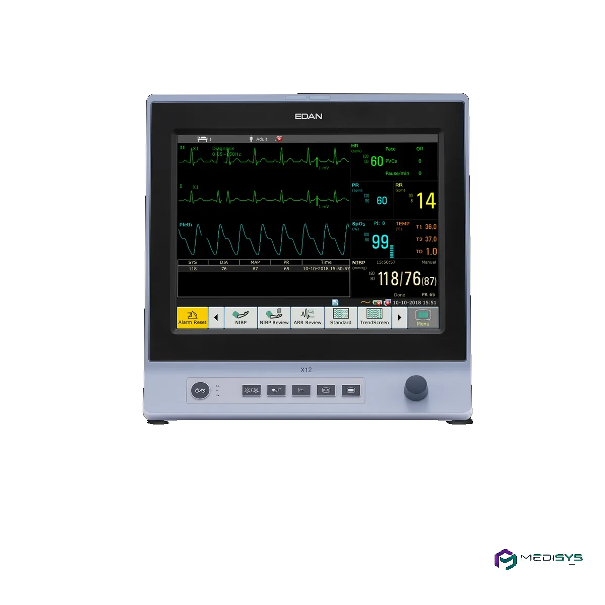 Monitor EDAN X12